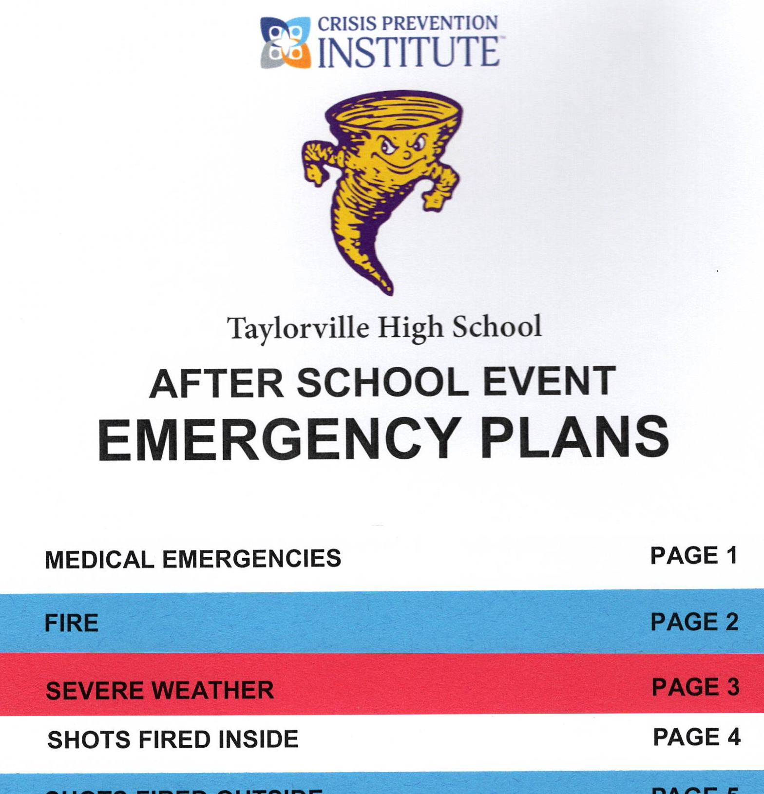 Personalized Emergency Plan Example